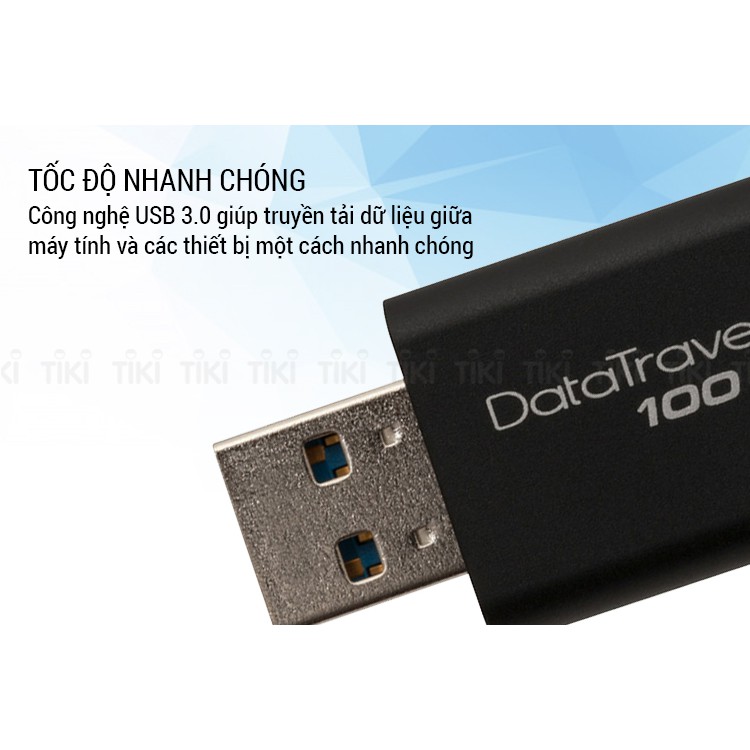 USB Kingston 3.0 DataTraveler 100G3 16/32GB- Hàng nhập khẩu bảo hành 5 năm !