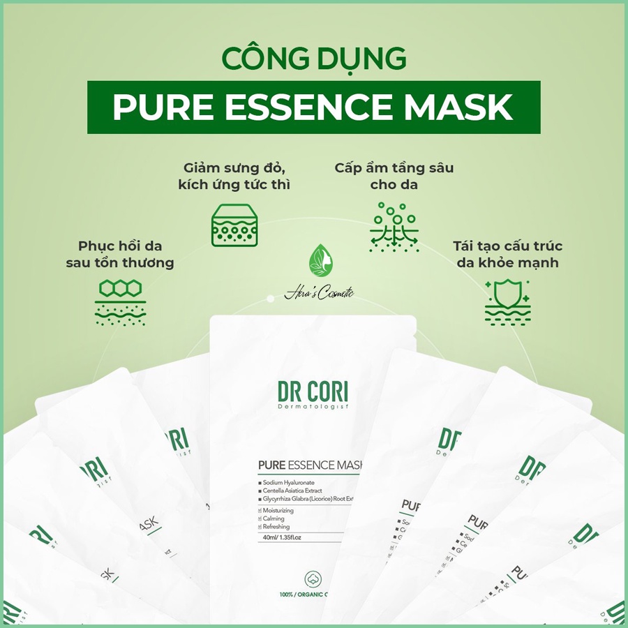 Mặt nạ tái tạo Dr pluscell_ Pure essence mask