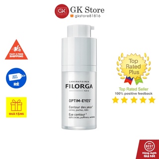 Kem dưỡng ba tác động: giảm quầng thâm, bọng mắt, nếp nhăn - Filorga Optim-Eyes 15ml