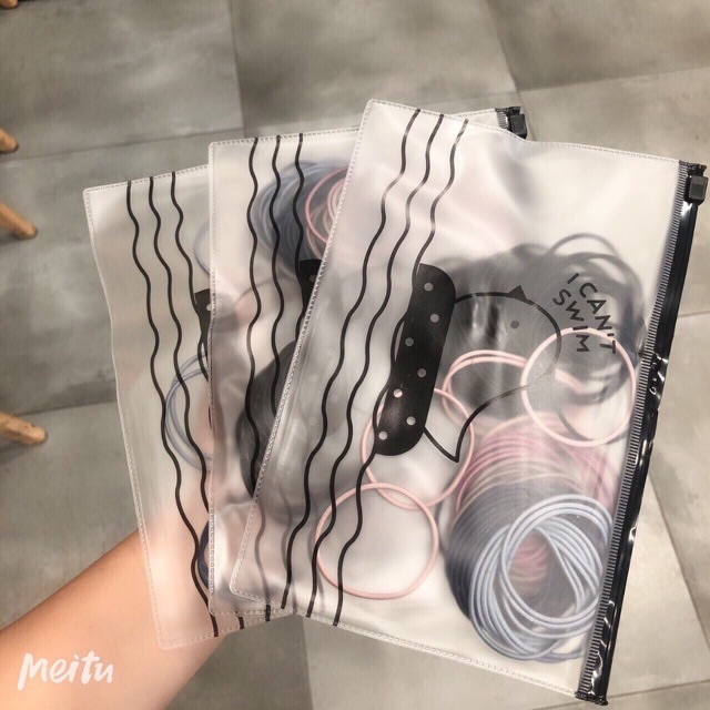 Set 100 chun buộc tóc Hàn quốc đủ màu loại 1