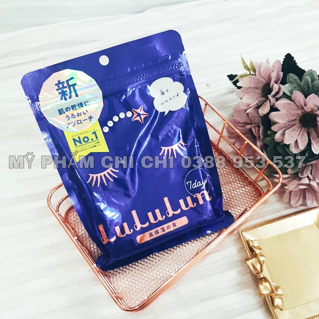 [auth - sẵn] Mặt nạ Lululun 7 days Premium