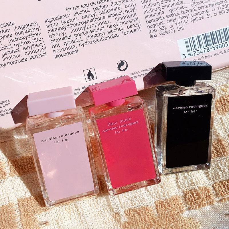 Tách set 7.5ml - Set Nước Hoa Narciso Rodriguez 4 Chai Mini Có Hộp Fullbox