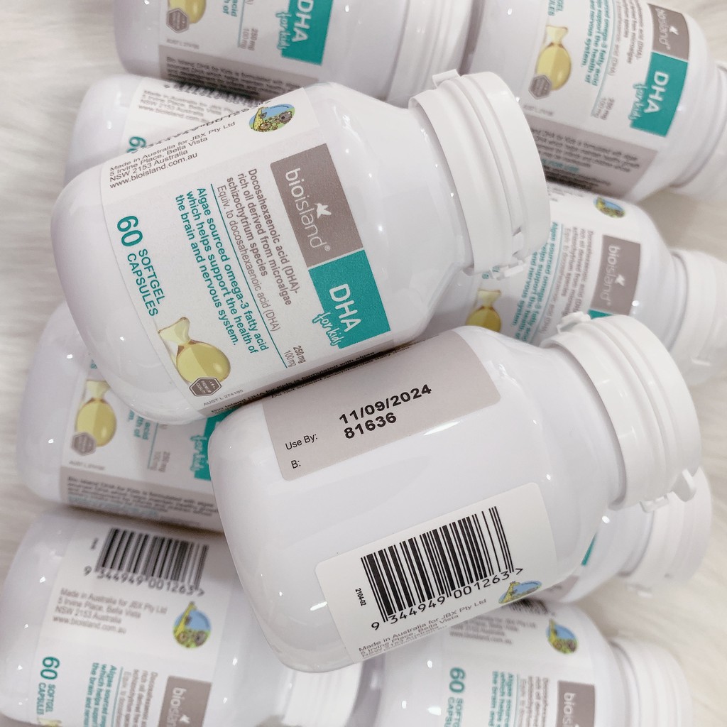 Bio island DHA cho bé - giúp bé phát triển trí não