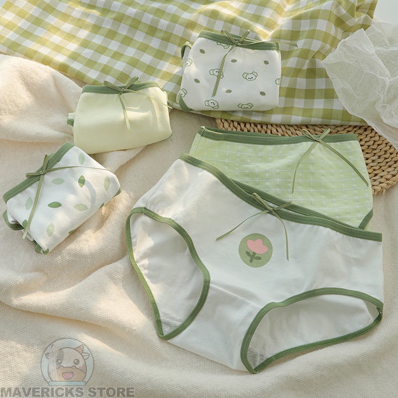 Quần Lót cotton Lưng Vừa Thoáng Khí Thoải Mái Cho Nữ