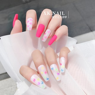 Khay Bướm Neon Dạ Quang Đính Móng