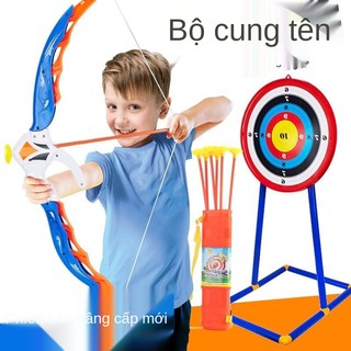 ✌﹊Bộ đồ chơi cung tên lớn cho trẻ em, cốc hút bắn và bé, truyền thống thể thao cậu bé ngoài trời