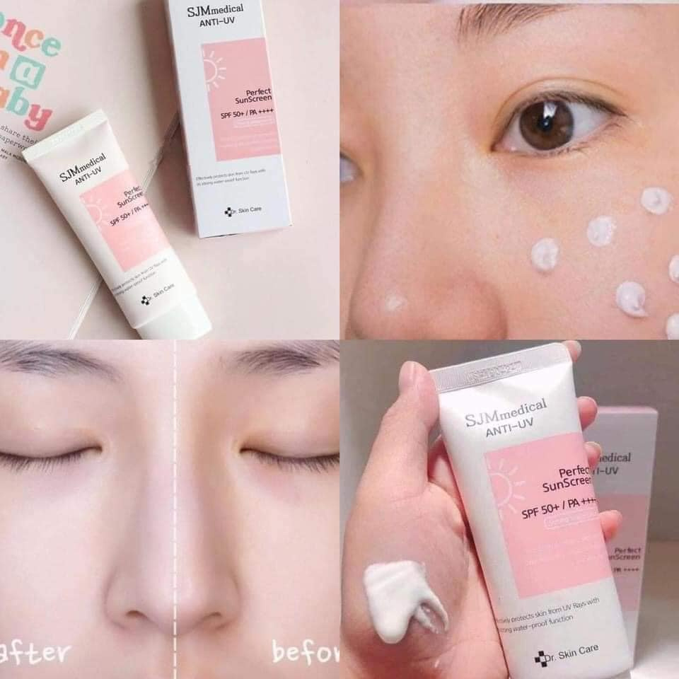 [Chính hãng] Kem chống nắng SJM Medical ANTI -UV, kem chống nắng nâng tone, chống nước 60g | BigBuy360 - bigbuy360.vn