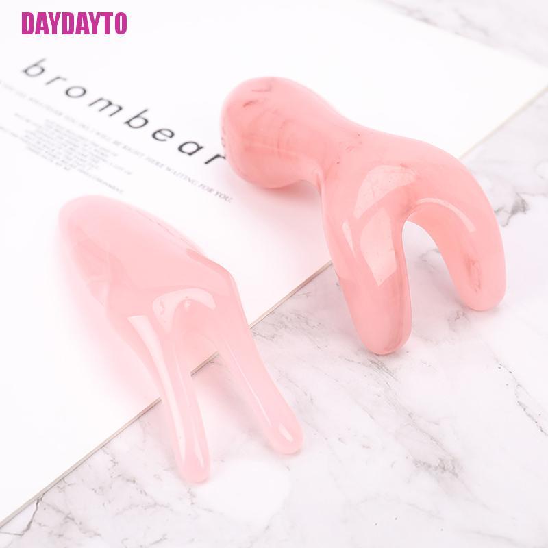 Dụng Cụ Mát Xa Mặt Bằng Nhựa Resin Tự Nhiên