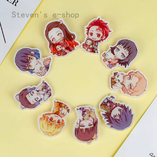 Huy Hiệu Cài Áo Bằng Acrylic Hình Nhân Vật Anime Demon Slayer: Kimetsu no Yaiba
