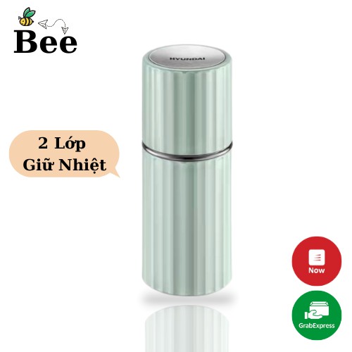 Bình Giữ Nhiệt Mini - Bình Cắm Điện Hyundai 2 Lớp Chất Liệu An Toàn Sức Khỏe, Dùng Cho Cả Em Bé - Dung tích 250ml