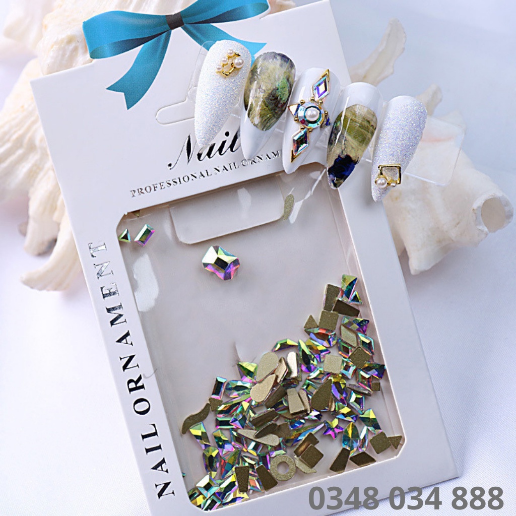 Đá khối chân bằng mix nhiều kiểu