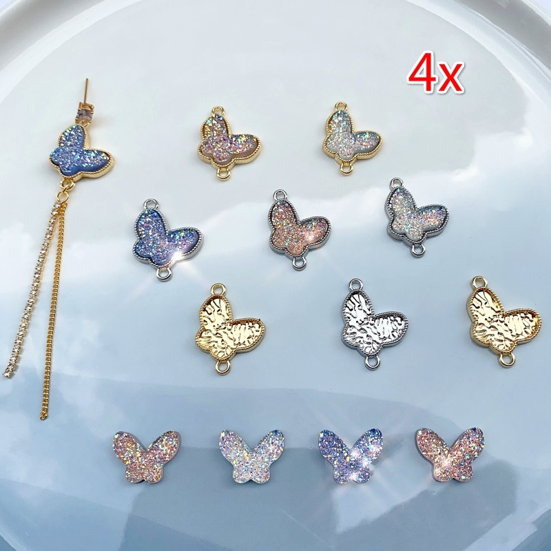 BUTTERFLY Set 4 Mặt vòng cổ Hình Bươm Bướm