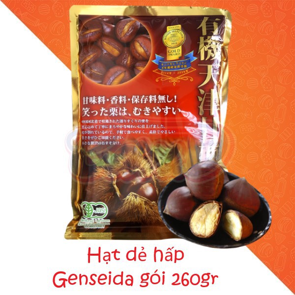 Hạt dẻ hấp Genseida gói 260gr