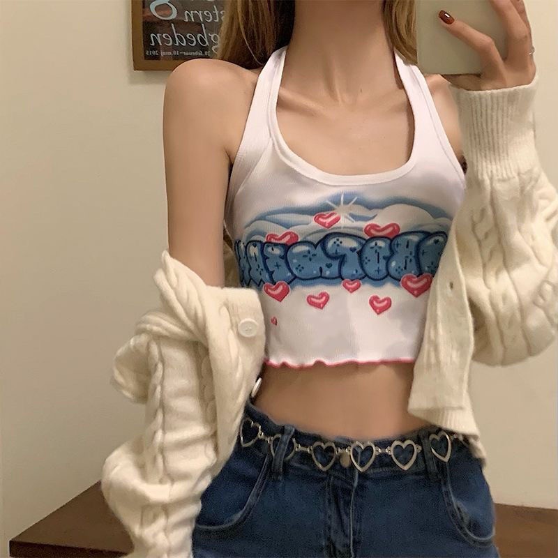Áo crop top dây thời trang dành cho nữ 2021
