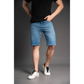 Quần short jean nam ống rộng chất bò mềm co giãn H90 cao cấp J019