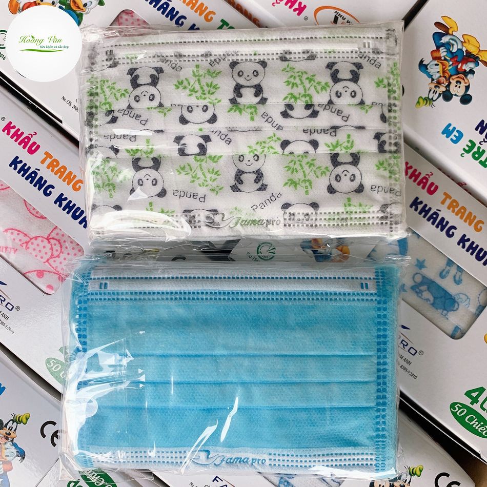 Khẩu trang trẻ em kháng khuẩn FAMAPRO - Hộp 50 cái | BigBuy360 - bigbuy360.vn