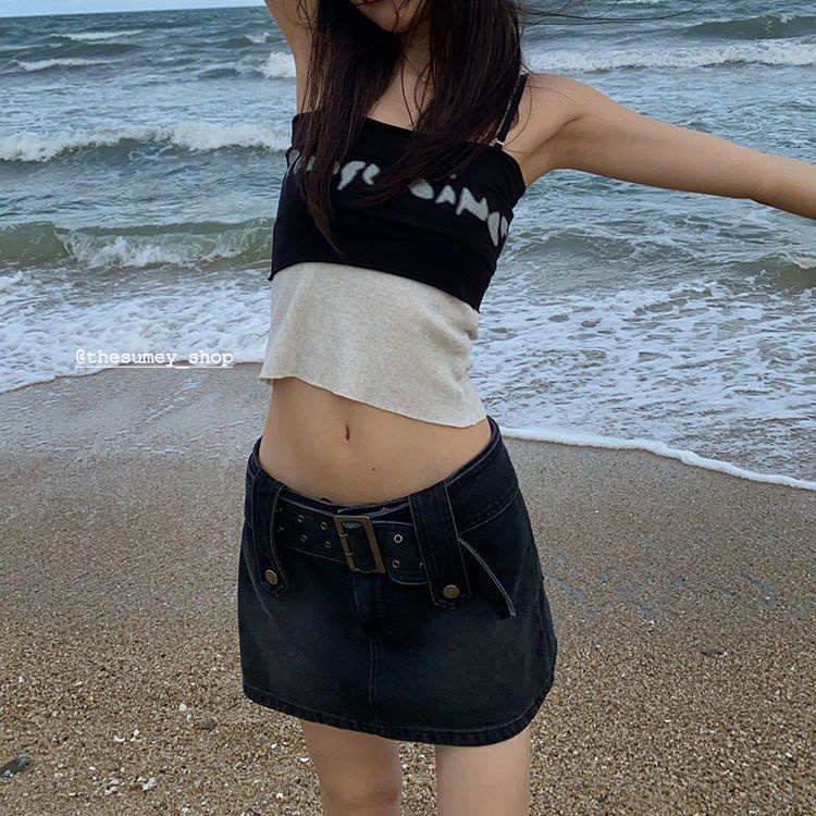 ▼✺▫Chân Váy Denim Dáng Ôm Phong Cách Xuân Hè Thời Trang Mới Cho Nữ