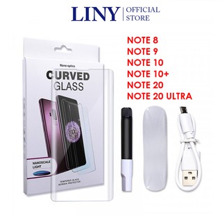 Kính cường lực UV Samsung Note 20 Note 20 Ultra Note 10 Note 10 Plus Note 9 Note 8 bảo vệ máy cực tốt