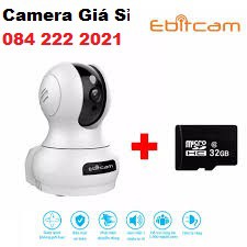 Camera IP Wifi Ebitcam E3 HD1080 - 2.0Mps Xoay 360 Siêu Nét