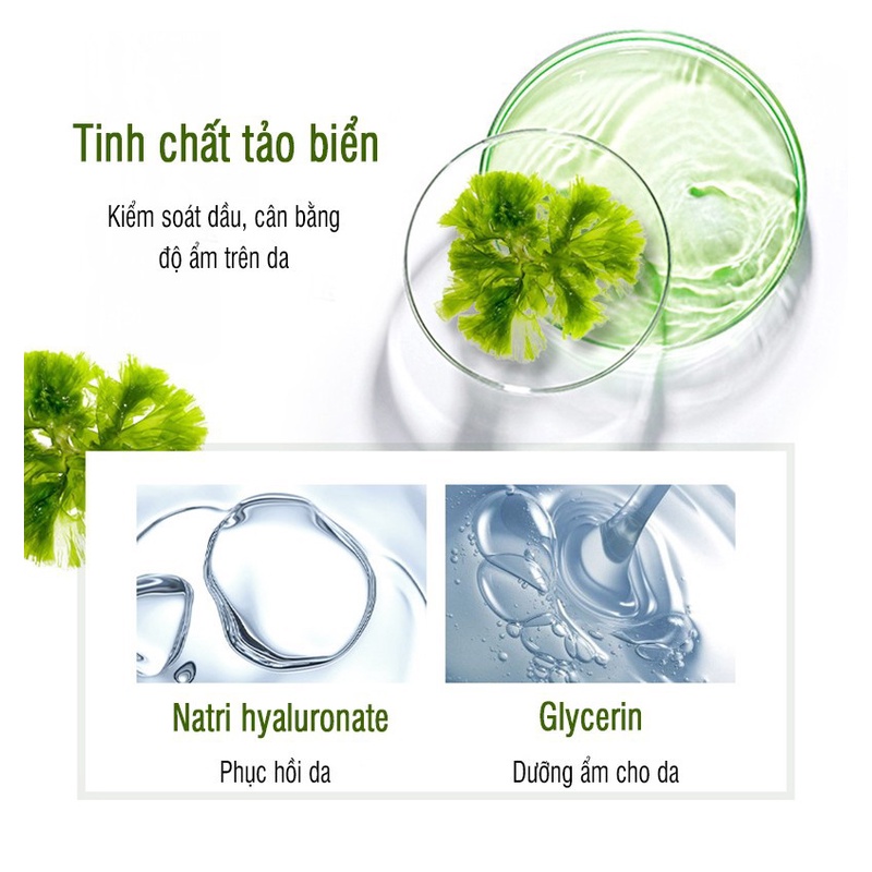 Mặt nạ dưỡng da tinh chất tảo biển LAIKOU mặt nạ ngủ rong biển tái tạo phục hồi da mặt - Beauty at home