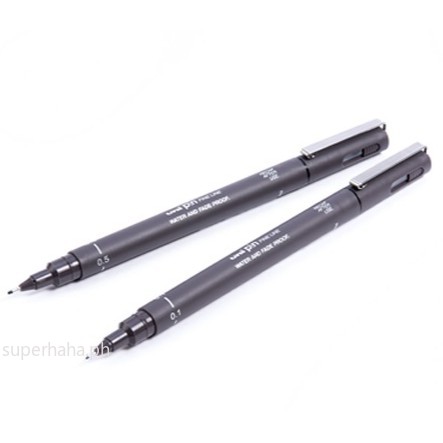 Bút Kỹ Thuật 6 Kích Thước UNIPIN (Đen)