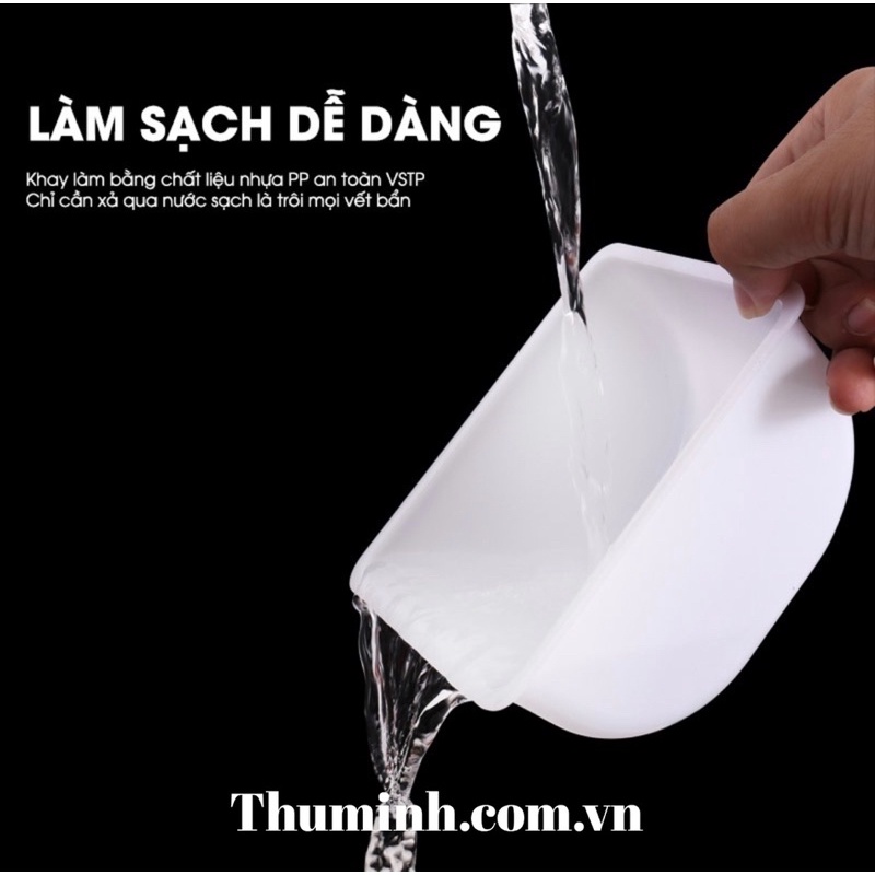 Khay Đựng Topping, Đựng Thạch, Đựng Trái Cây Nhựa Cao Cấp 4-5 -6 Ngăn