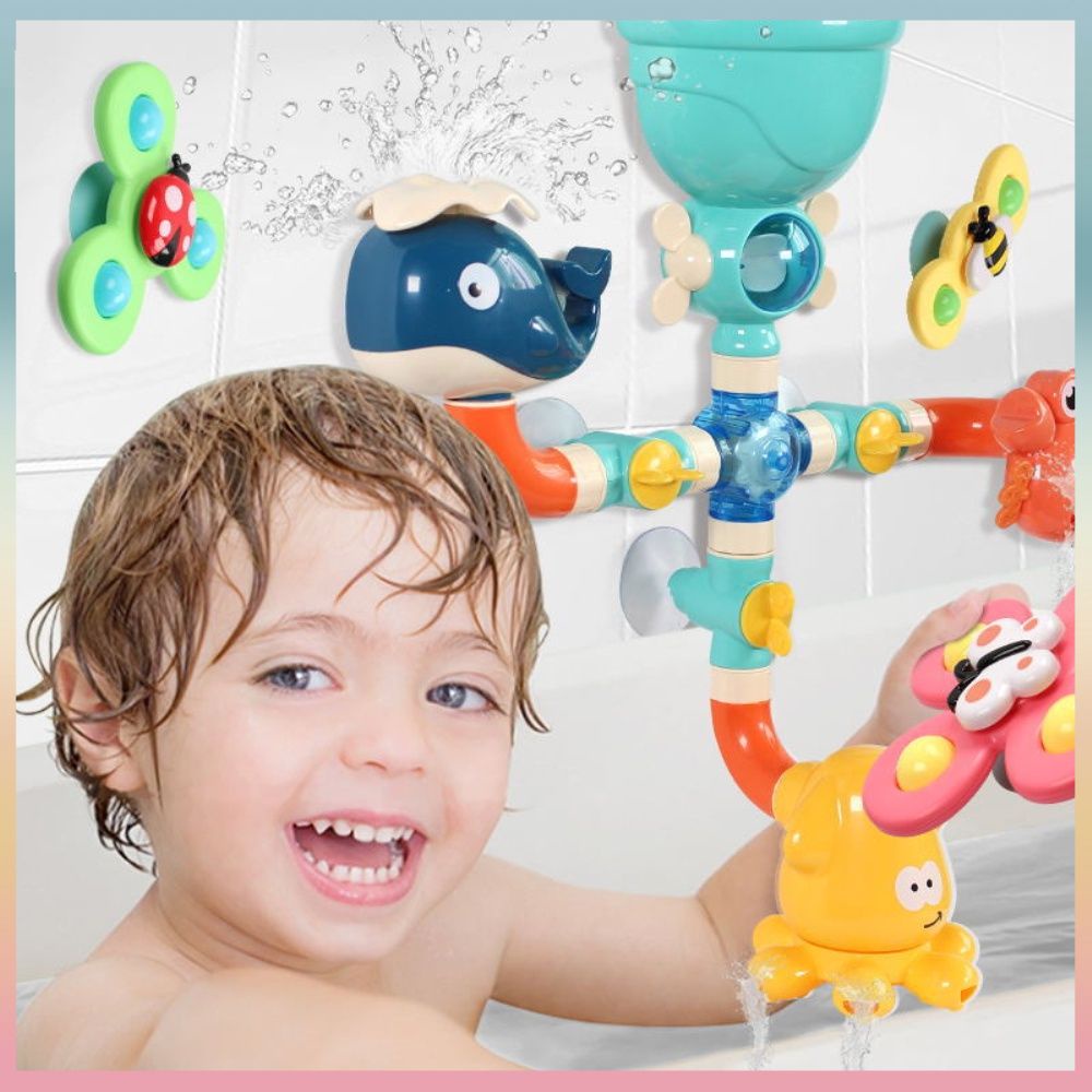 Bộ 4 ống nước vui - Đồ chơi nhà tắm