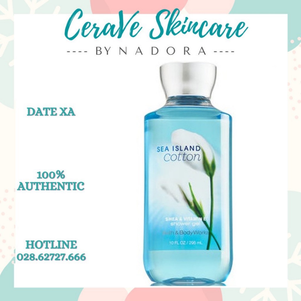Sữa Tắm Toàn Thân Bath And Body Works - Sea Island Cotton Shower Gel (295ml)