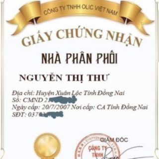 Gel tan mỡ Olic chính hãng