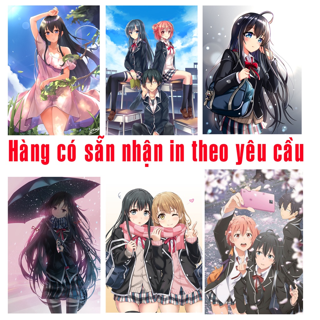 ảnh poster Yui Yuigahama,Yukinoshita Yukino,Yuigahama Yui - Yahari Ore no Seishun Love Comedy wa Machigatteir