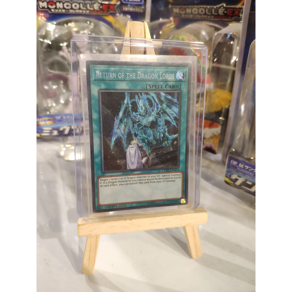 Lá bài thẻ bài Yugioh Return of the Dragon Lords - Secret Rare - Tặng bọc bài nhựa bảo quản