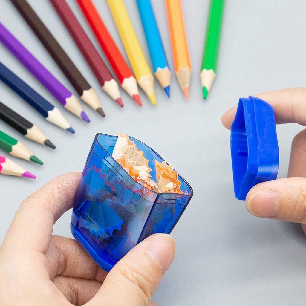 Gọt Bút Chì Hai Lỗ Cầm Tay Dành Cho Trẻ Em Và Người Lớn