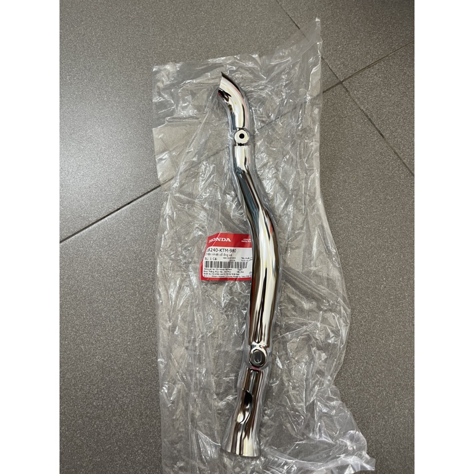 Chắn nhiệt cổ ống xả xe neo,ốp cổ bô trước xe neo 18240KTM980