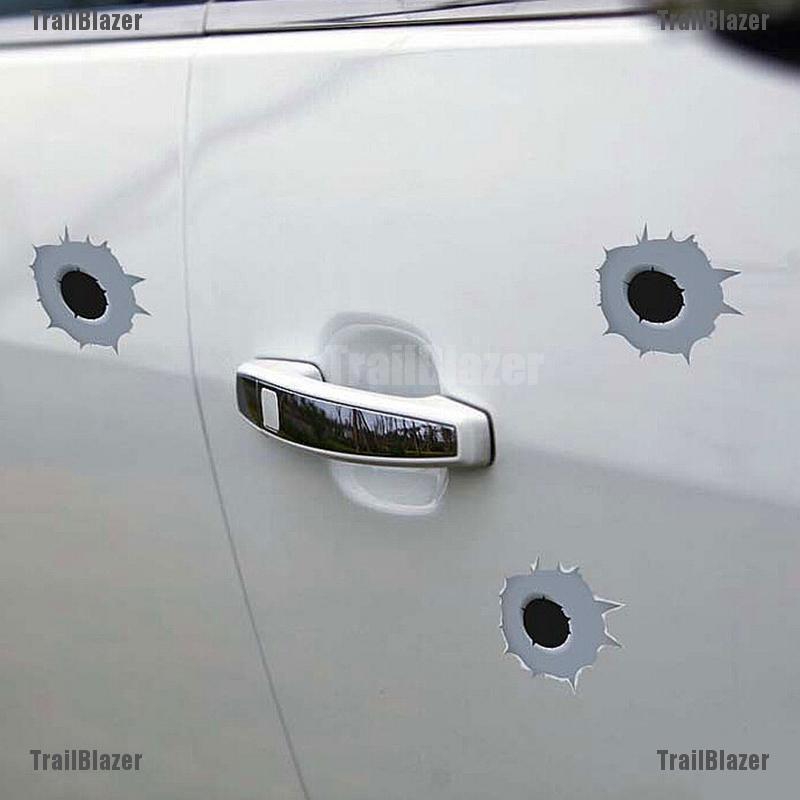 Sticker dán trang trí xe hơi giả hình lỗ thủng phong cách độc đáo