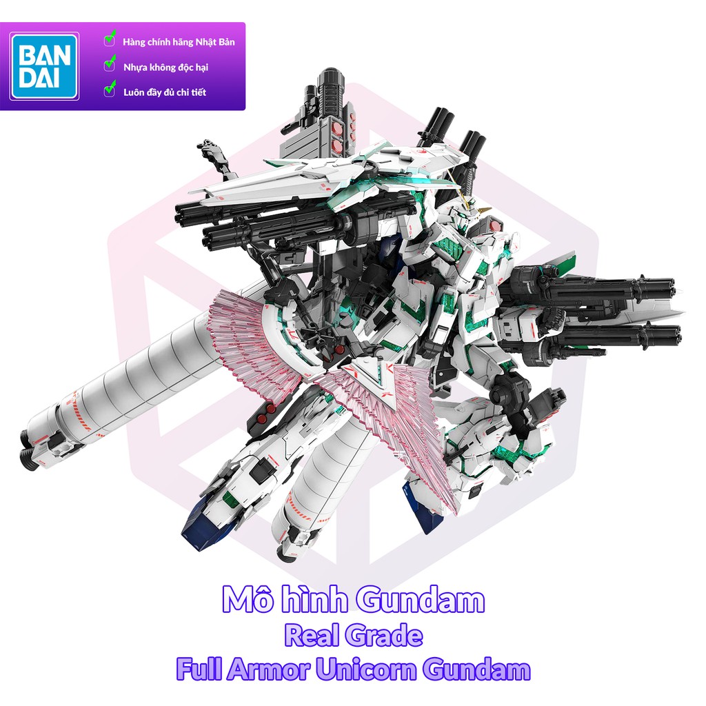 Mô Hình Gundam Bandai RG 30 Full Armor Unicorn Gundam 1/144 MS Gundam UC