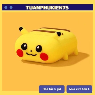 🔥 Case Ap 1/2 & Pro 🔥 Freeship 🔥 VỎ BỌC MODEL CUTE PIKACHU - Cho Tai Nghe Không Dây (Bluetooth) - Tuanphukien75
