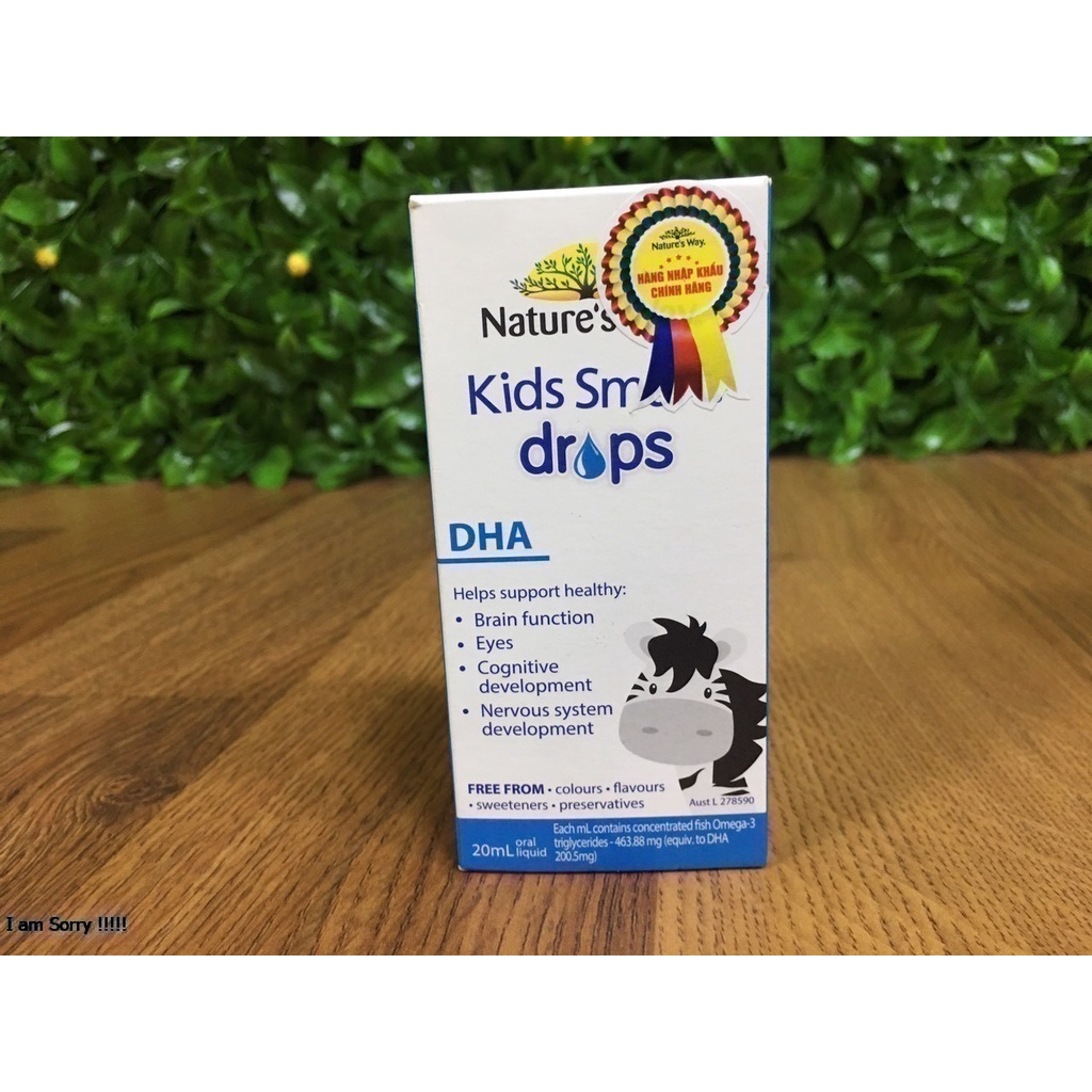 DHA Cho Trẻ Sơ Sinh Kids Smart Drops DHA 20 ml