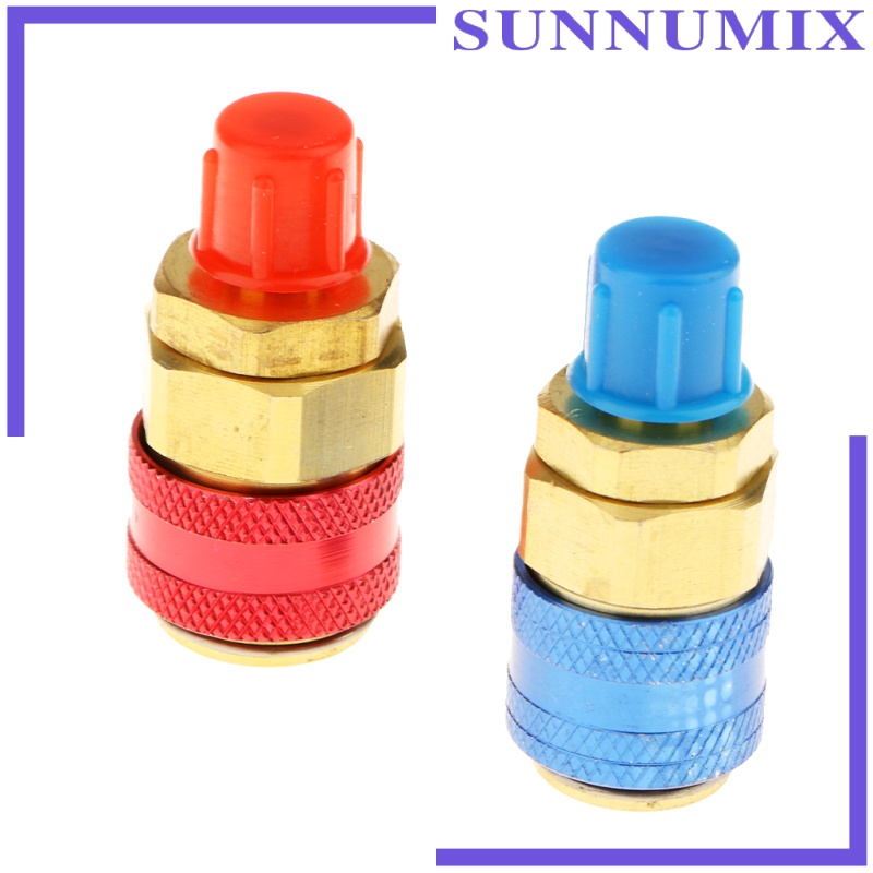 1 Cặp Đầu Nối R134a Cho Máy Điều Hòa Xe Hơi