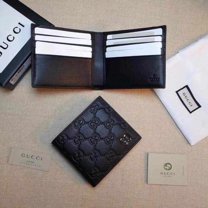 Ví  nam thời trang lịch lãm da thật cao cấp Gucci GG