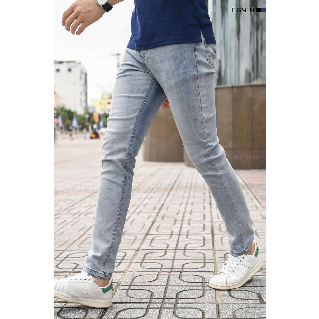 Quần Jeans nam The GMEN Slimfit 90's form dáng ôm, chất liệu co giãn thoải mái, giá tốt