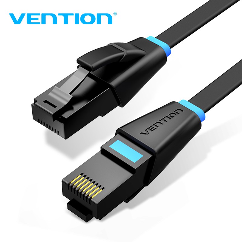 Vention Network Cable Cat6 Gigabit 1000Mbps UTP High Speed RJ45 Round Flat Patch LAN Internet Cord