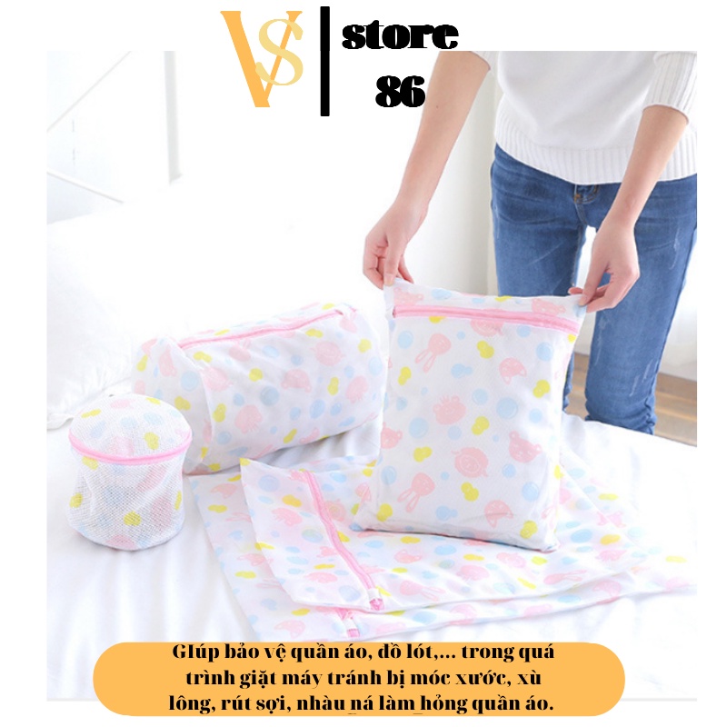 Túi Lưới Giặt Đựng Quần Áo, Đồ Lót Trong Máy Giặt - Túi Giặt Bảo Quản Quần Áo