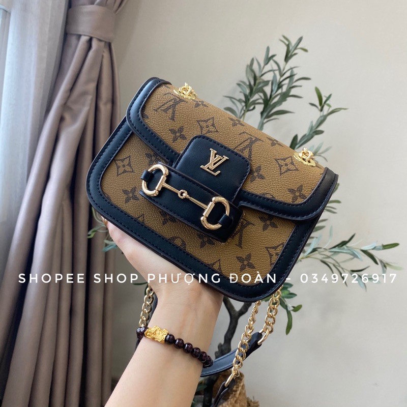 [Mã WAST10K giảm 10K đơn bất kỳ] [Eo vi Hà Hồ] Túi da mềm nhiều ngăn size 20cm sang chảnh