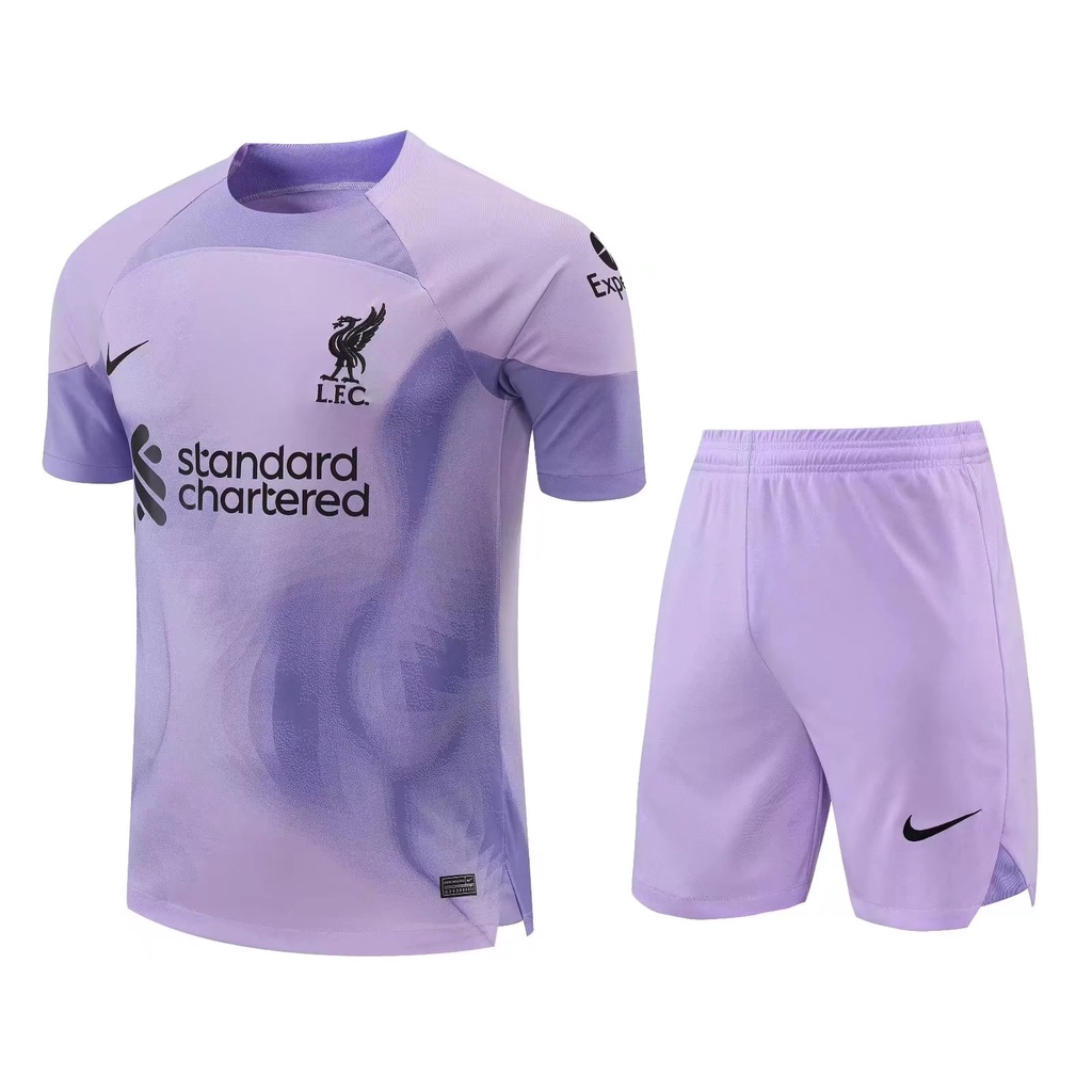 Áo Thun Đá Banh Tay Ngắn Màu Tím Số 22-23 Size s-2xl