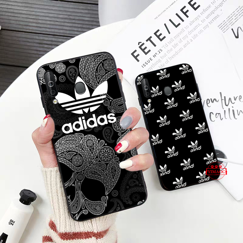 Ốp điện thoại mềm hình logo Adidas cho Samsung A10 A20 A30 A40 A50 A60 A70 A51 A71 A81 A91 6C