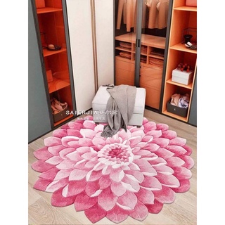 ( Hàng loại 1 - đế dệt bền đẹp) Thảm hoa decor, thảm hoa dệt sang