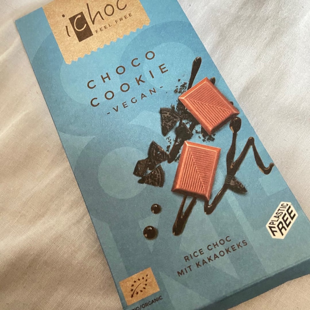 Socola thuần chay hữu cơ vị gạo và cacao (Choco Cookie) - iChoc