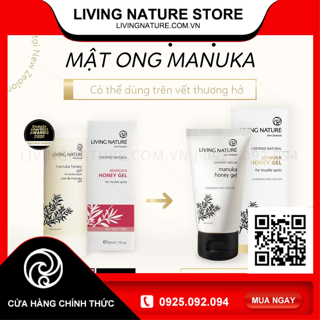 [Official Store] Gel mụn Living Nature Manuka Honey Gel 50ml | BigBuy360 - bigbuy360.vn