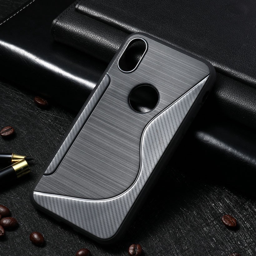 Ốp Điện Thoại McCollum Dành Cho Apple Iphone 7 Plus Iphone X Bằng Silicon Mềm Màu Đen Thiết Kế Chữ S | BigBuy360 - bigbuy360.vn