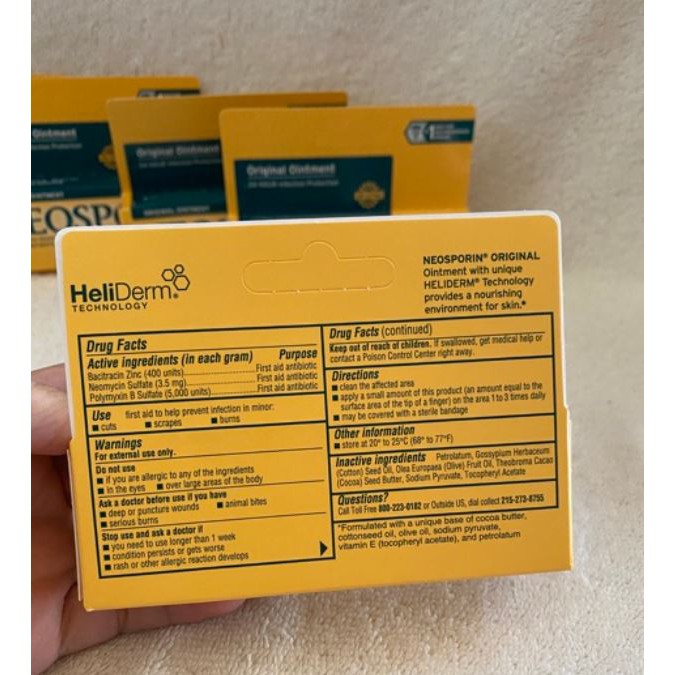 [HÀNG MỸ AIR BILL] Kem mỡ Neosporin 14,2gr.